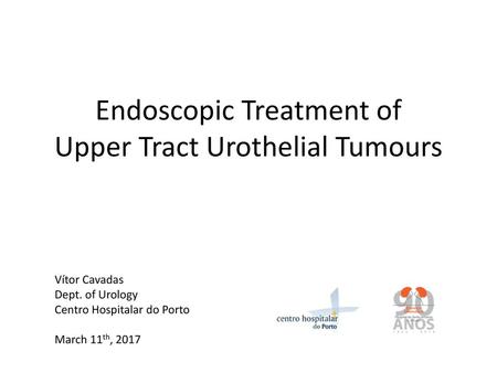 Endoscopic Treatment of Upper Tract Urothelial Tumours