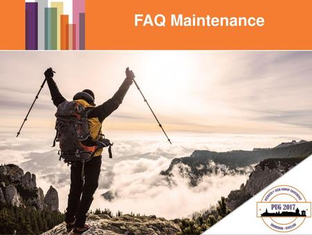 FAQ Maintenance.