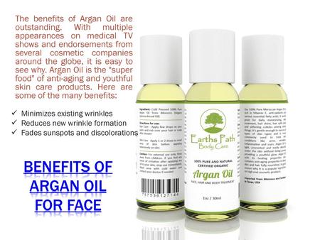 Benefits Of Argan Oil For Face