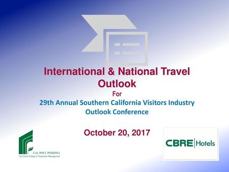 International & National Travel Outlook