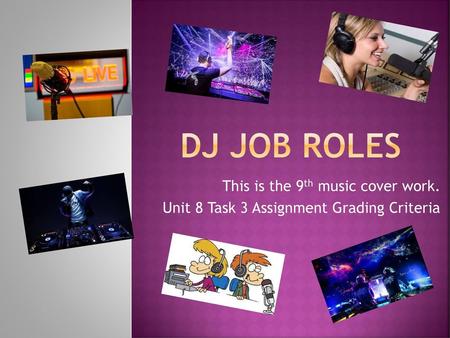 DJ Job Roles This is the 9th music cover work.