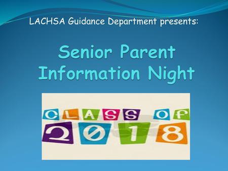 Senior Parent Information Night