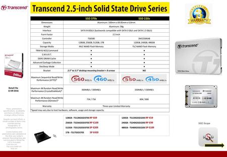 2.5” to 3.5” desktop mounting bracket + 8 screws