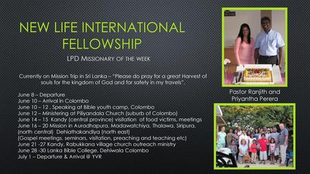 New life international fellowship