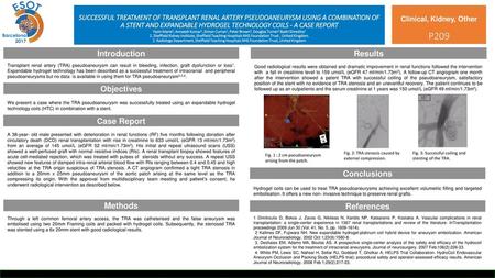 P209 Introduction Results Objectives Case Report Conclusions Methods