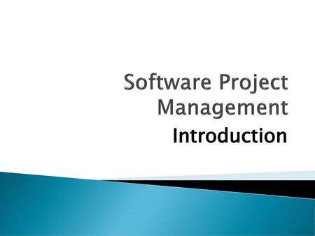 Software Project Management