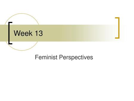 Feminist Perspectives