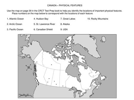 CANADA – PHYSICAL FEATURES