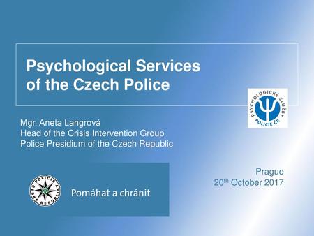 Psychological Services of the Czech Police