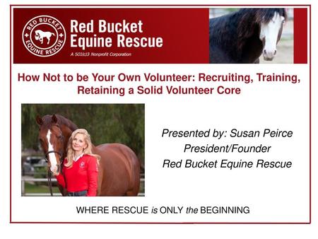 WHERE RESCUE is ONLY the BEGINNING