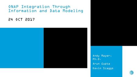 ONAP Integration Through Information and Data Modeling