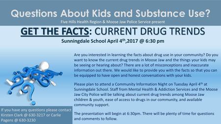 Questions About Kids and Substance Use?