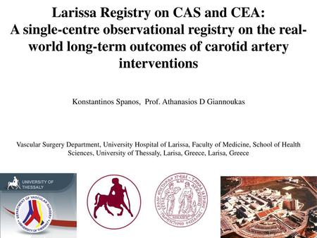 Larissa Registry on CAS and CEA: