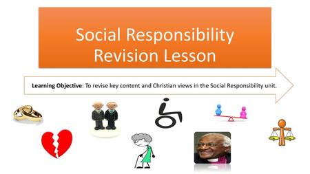 Social Responsibility Revision Lesson