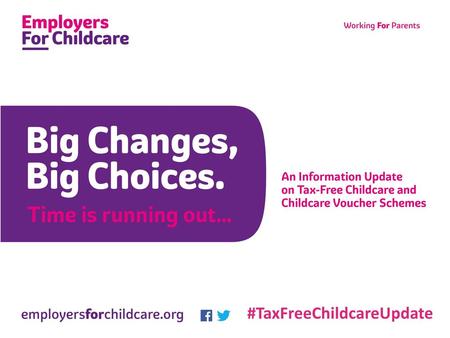 #TaxFreeChildcareUpdate