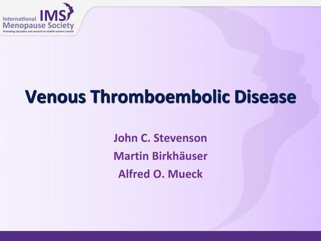 Venous Thromboembolic Disease