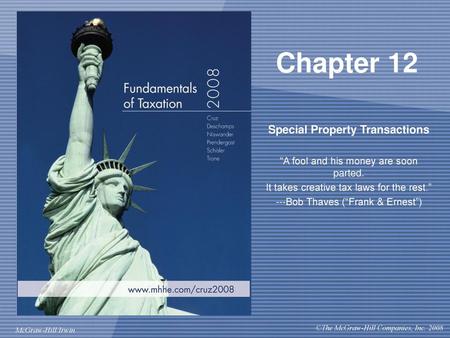 Special Property Transactions