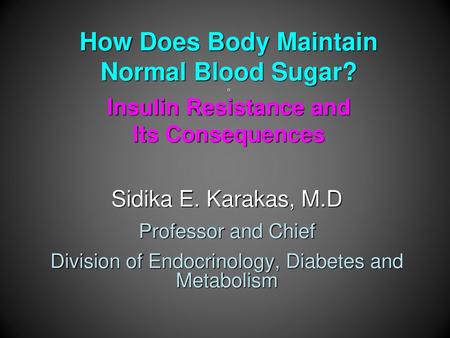 Division of Endocrinology, Diabetes and Metabolism