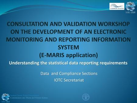 Understanding the statistical data reporting requirements