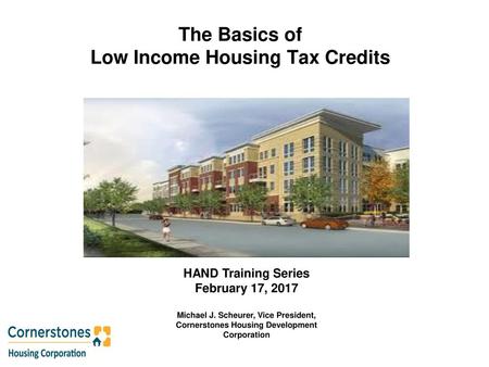 Low Income Housing Tax Credits