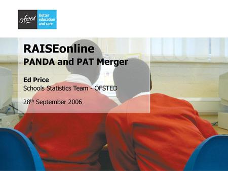 RAISEonline PANDA and PAT Merger Ed Price