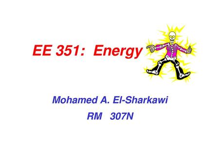 Mohamed A. El-Sharkawi RM 307N