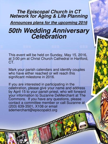 50th Wedding Anniversary Celebration