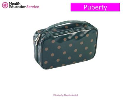 Puberty Discuss why a wash bag is important to the topic of puberty.