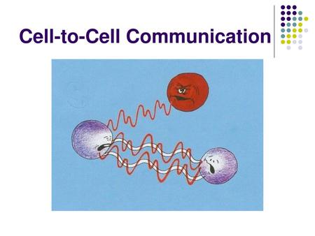 Cell-to-Cell Communication