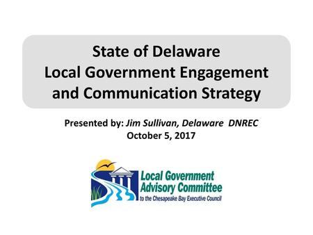 Local Government Engagement and Communication Strategy