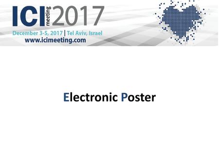 Electronic Poster.