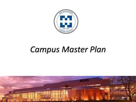 Campus Master Plan.