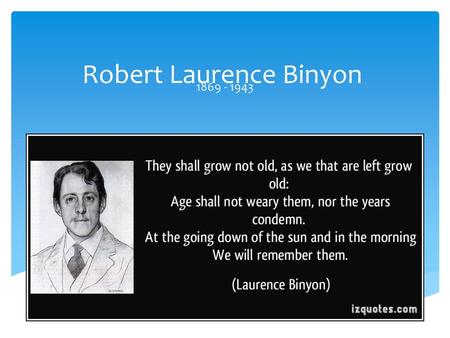 Robert Laurence Binyon