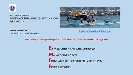 ENFORCEMENT OF CFP IMPLEMENTATION