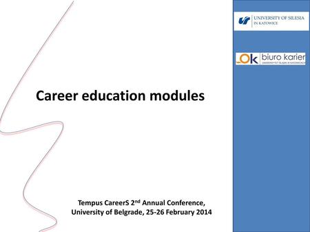 Career education modules