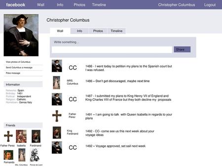 CC CC CC facebook Christopher Columbus Wall Info Photos Timeline