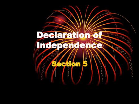 Declaration of Independence