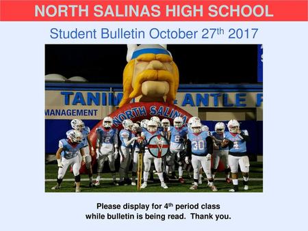 NORTH SALINAS HIGH SCHOOL