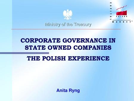 CORPORATE GOVERNANCE IN STATE OWNED COMPANIES