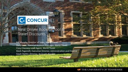 New Online Booking Tool & Travel Discounts