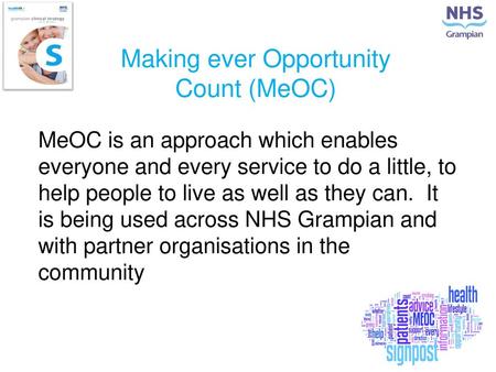 Making ever Opportunity Count (MeOC)