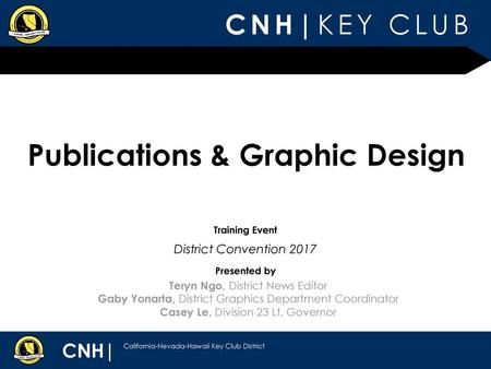 Publications & Graphic Design