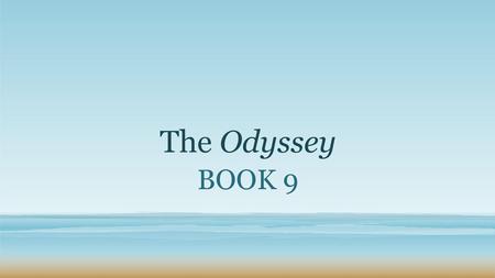 The Odyssey Book 9.