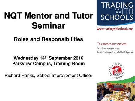 NQT Mentor and Tutor Seminar