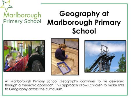 Geography at Marlborough Primary School