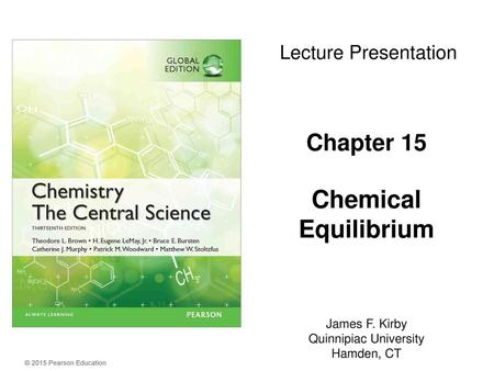 Chapter 15 Chemical Equilibrium