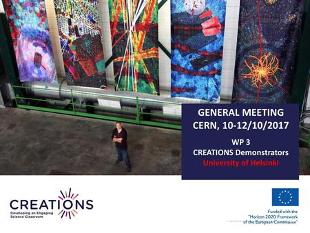 General Meeting cern, 10-12/10/2017