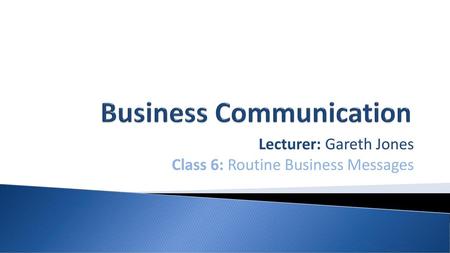 Business Communication