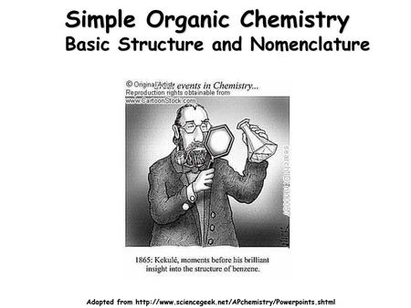 Simple Organic Chemistry