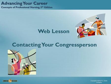 Web Lesson Contacting Your Congressperson